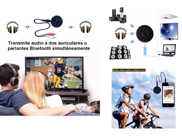 &u+ TRANSMISOR Y RECEPTOR BLUETOOTH DOBLE V4.0